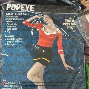 Sassy Olive Oyl Costume